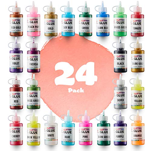 Glitter Glue (Value Pack - 24 Colors)