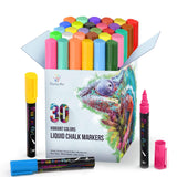 Liquid Chalk Markers 30 Colors By Positive Art Bright Colors