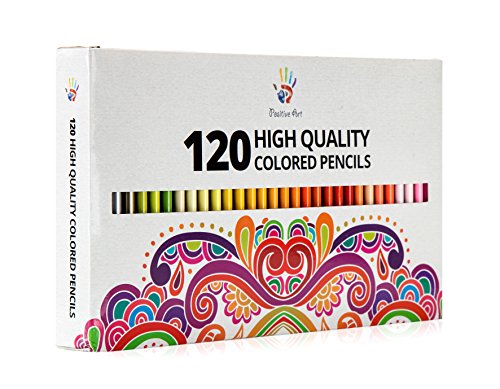 Positive Art Colored Pencils-120 Unique Colors