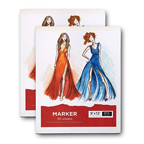 Marker Pad, 9x12â Premium Manga Marker Paper Pad