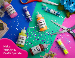 Extra Fine Glitter Set of 60 Vibrant Colors